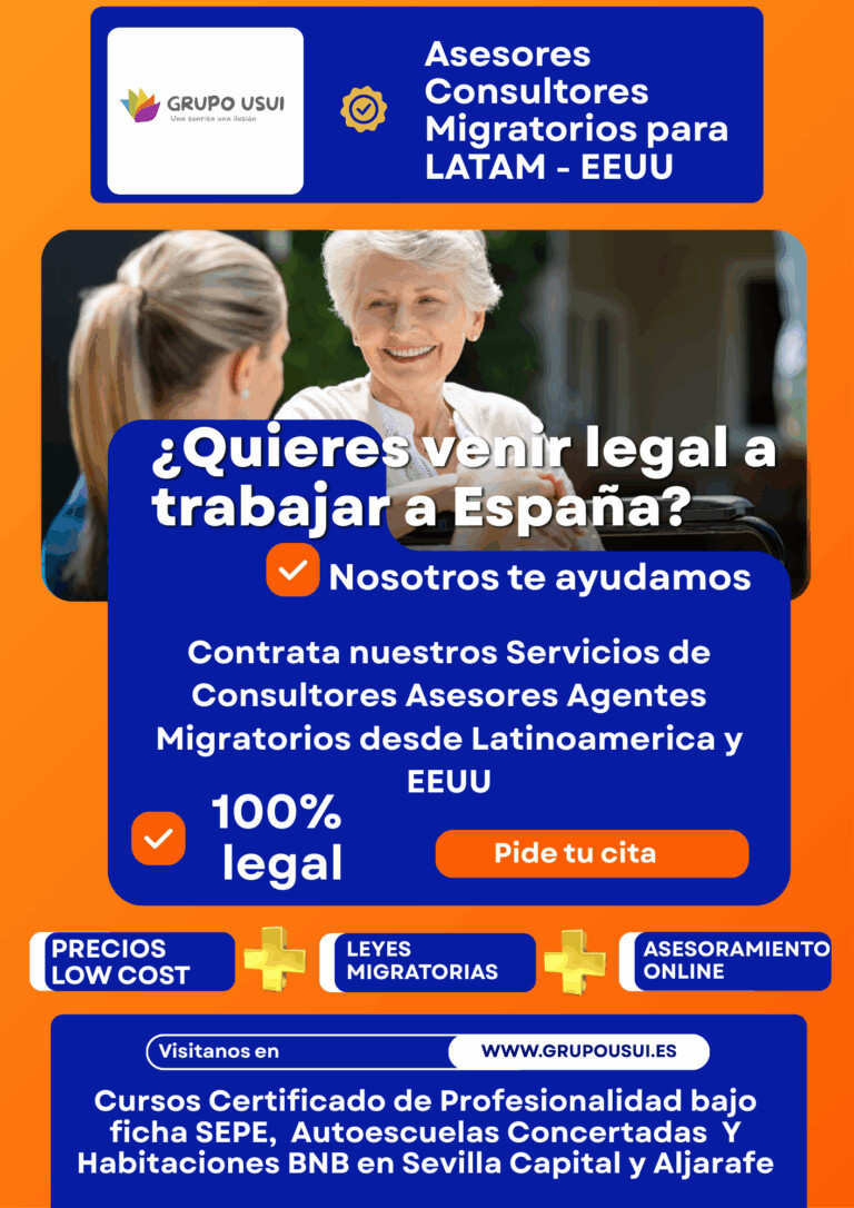 Grupo USUI — Asesores Consultores Migratorios para LATAM y EEUU. ¿Quieres venir legal a trabajar a España?