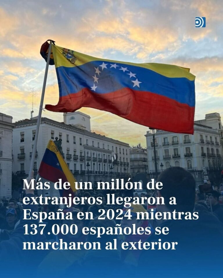 Más de un millón de extranjeros llegaron a España en 2024 mientras 137.000 españoles se marcharon al exterior